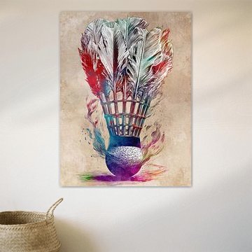 Badminton-Sportkunst #Badminton