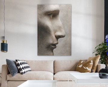 abstrakte fiktive Wand Porträt Frau