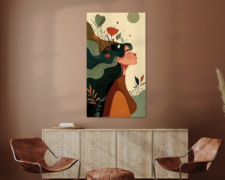 Example of the artwork in a room