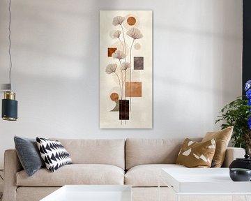 Natur's geometrischer Touch von ARTEO Gemälde