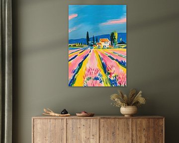 La cour des couleurs : la maison au pied de la colline fleurie sur Niklas Maximilian