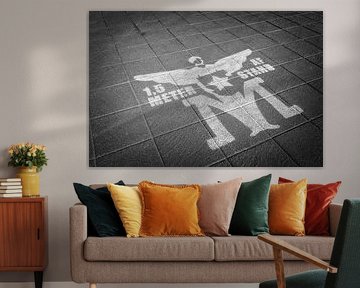 Maastrichts Vorlage für 1,5 Meter Abstand von Streets of Maastricht