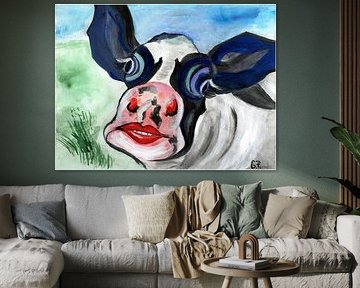 Kuh Pop Art von Gertrud Premke