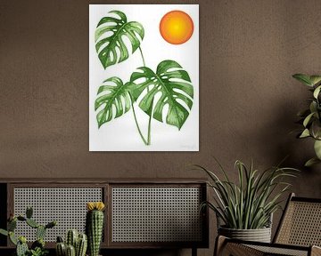 Monstera Deliciosa as a triptych (3 of 3)