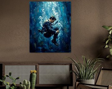 Verdrinken in blauw van Jan Keteleer