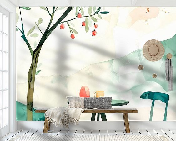 Example of the artwork in a room