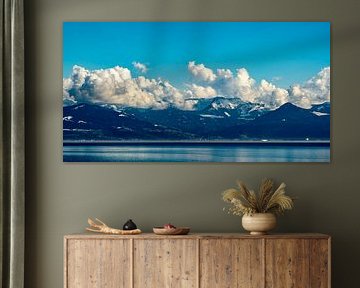 Schweizer Alpen mit Wolken von Dieter Walther