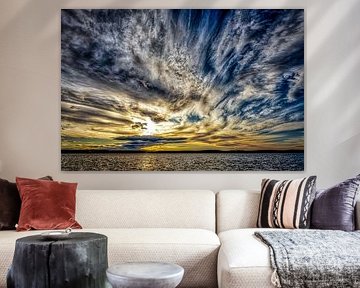 Wolkengebilde am Bodensee von Dieter Walther