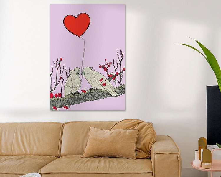 Example of the artwork in a room