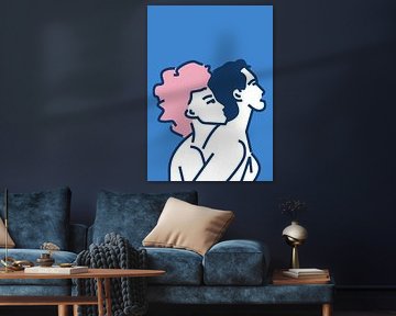 Sanfte Liebe Blau von Chantal Jemmott