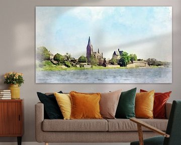 Blick auf Kessel, Limburg