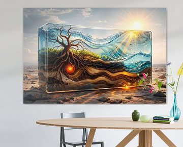 Welt in Glas von Linda de Klein