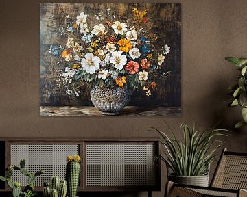 Bloemenschilderij van ARTEO Schilderijen