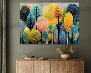 Vibrant Forest Dreams