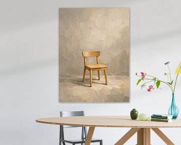 Minimalistische houten stoel Impasto Interieur van Media Jeka
