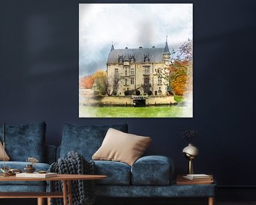 Kasteel Schaloen in Oud-Valkenburg, Limburg. van Danny de Klerk