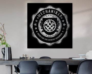 Mécanicien, blason de corporation, artisanat