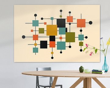Mid-century squares and lines by Art & Soul Creations
