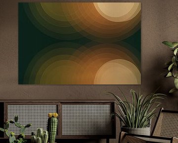 Des cercles chaleureux à la lueur douce sur Imperial Art House