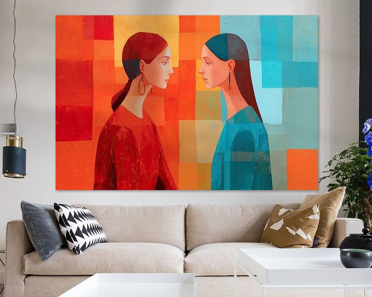 Example of the artwork in a room