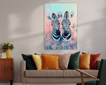 Zebra's van Blikvanger Schilderijen