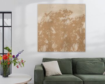 Wildblumen. Wabi-Sabi-Botanikkunst in Sand, Weiß und Ocker