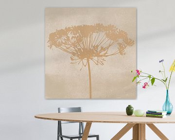 Große Blume II. Wabi-Sabi-Botanikkunst von Dina Dankers