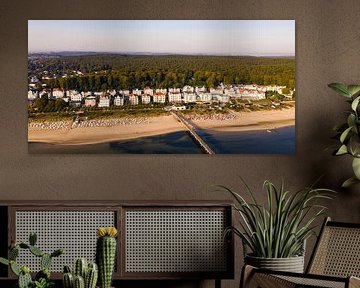 The Baltic resort of Bansin on the island of Usedom on the Baltic Sea by Werner Dieterich