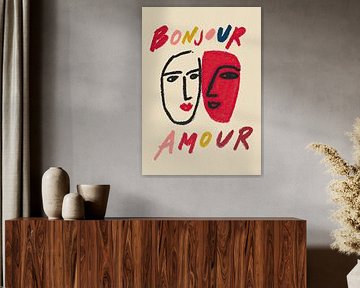 Bonjour Amour – Expressive Linien & Farben von Niklas Maximilian