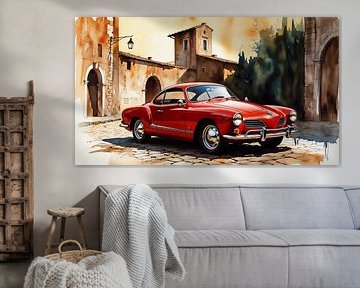 Sportlicher roter Flitzer