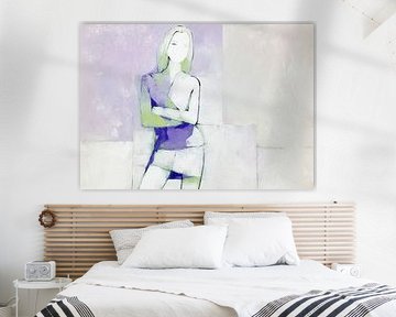 Frau in Lila | Lilac Quiet Stance