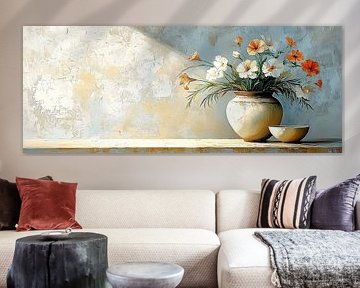 Cremefarbene Orangenblüten