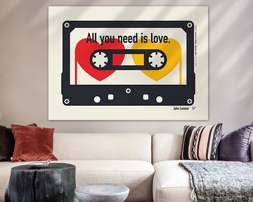 No. 3 All You Need Is Love John Lennon by Chungkong Art