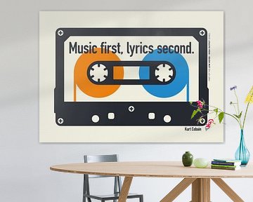 No. 11 Music first, lyrics second Kurt Cobain by Chungkong Art
