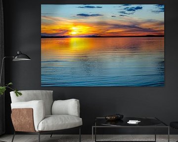 Sonnenuntergang Bodensee von Dieter Walther