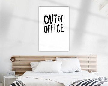 Out of Office Typography by HelloHappylife