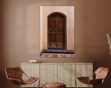 Tür im Bahia-Palast in Marrakesch von Marguérite Sea you later Fotografie