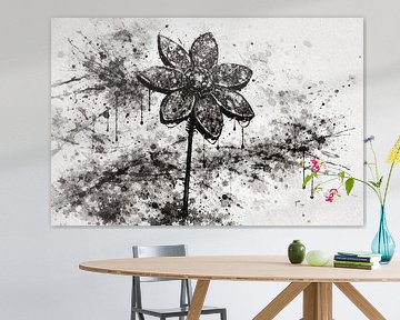 Stedelijke abstractie in zwart-wit