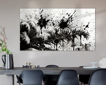 Zwart-wit Urban Art Studie