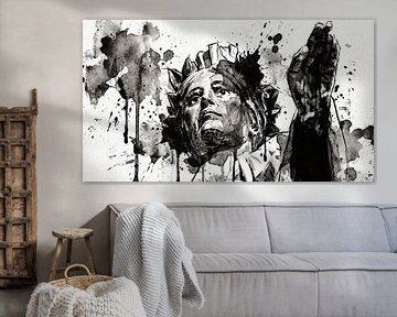 Monochroom stedelijk beeldtaalgebruik