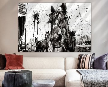 Experimentelle Urban Art SW von Johnny Flash