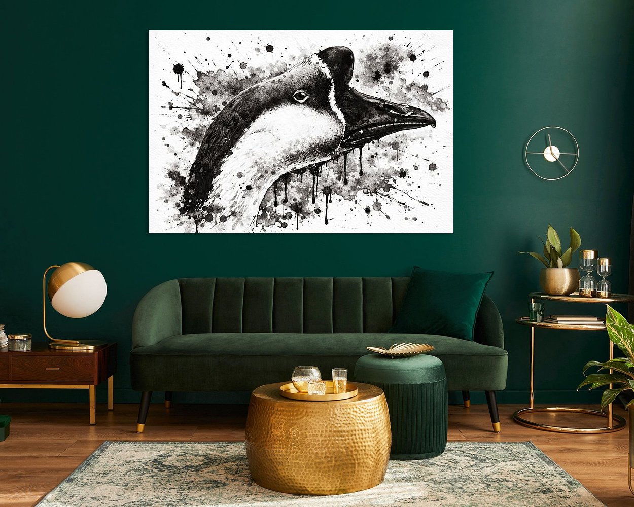 Example of the artwork in a room