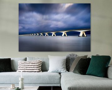 Sea bridge after the storm by Vincent Fennis