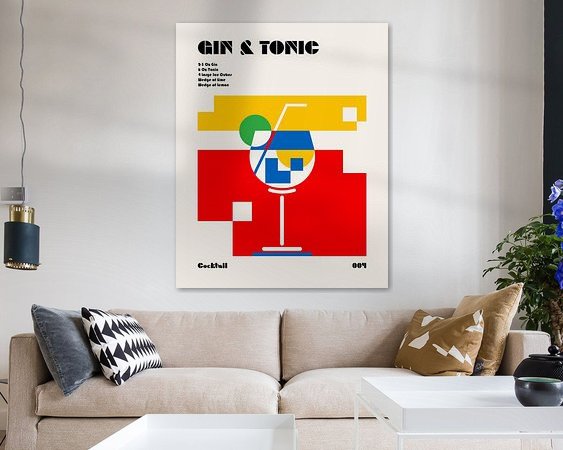 Example of the artwork in a room