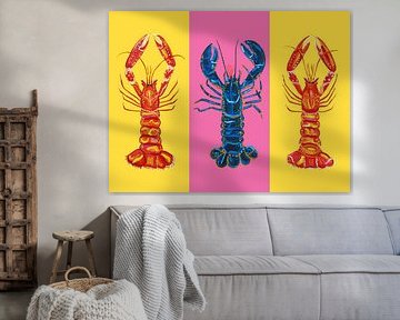 Hummer Langustinen Pop Art 2 von Alice Straker