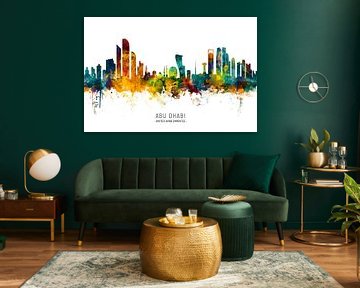 Skyline von Abu Dhabi von Michael Tompsett