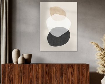 Beige Boho Shapes by Elena Ristova