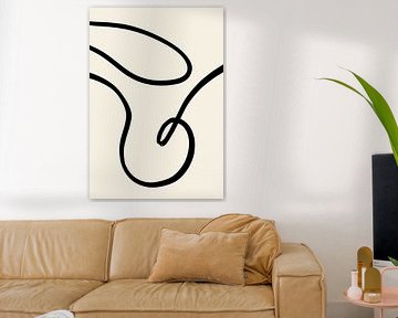 Schwarze Linien 02 von Pictufy Studio