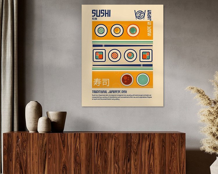 Example of the artwork in a room