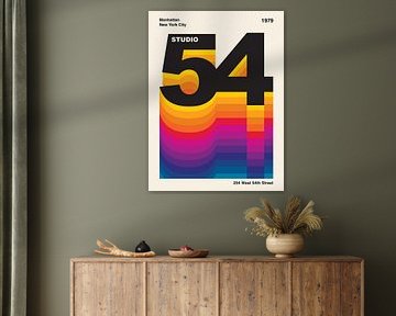 Studio 54 Retro-Design von Retrodrome
